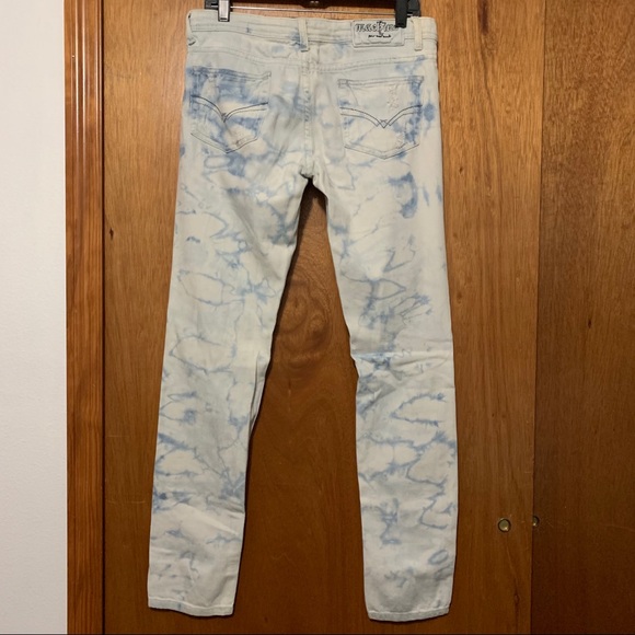 Machine Distressed Jeans Ripped Denim - Picture 2 of 5